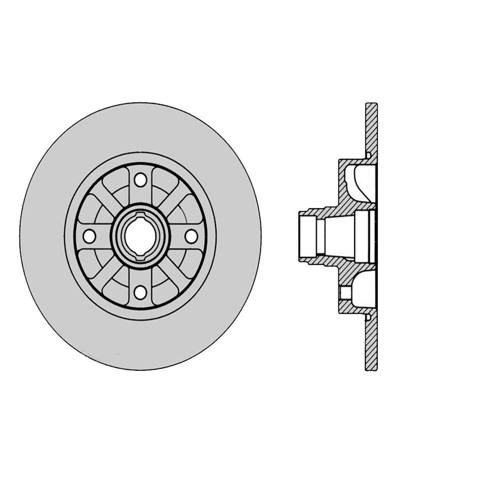 2x * OEM QUALITY *  Disk Brake Rotors - Front For PORSCHE 924 924 ..