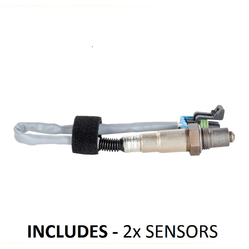2x New PEC Pre-Cat Oxygen Sensor - Front & Rear For Holden Captiva 3.0 Dir. Inj
