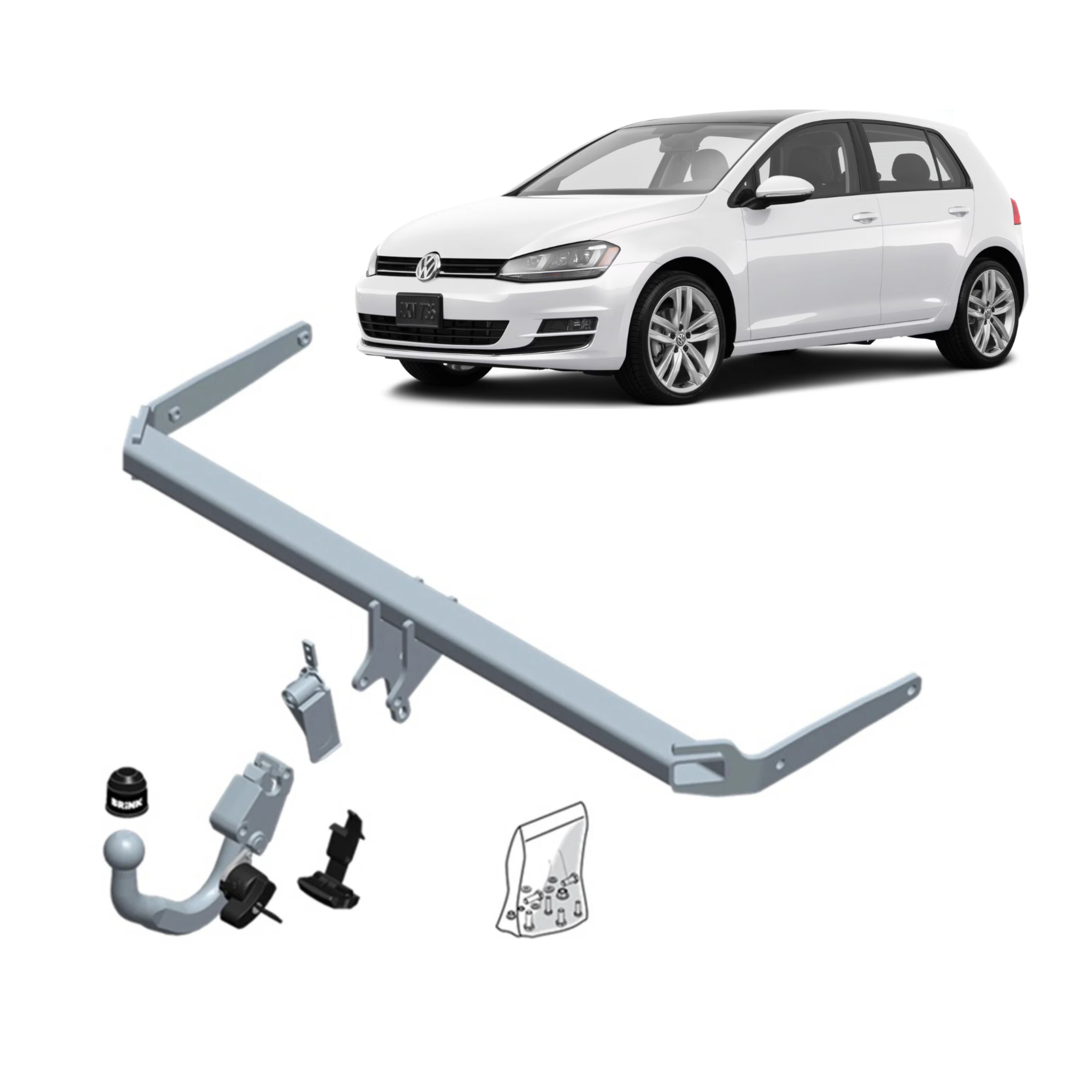 Brink Towbar for Volkswagen Golf (07/2009 - on)