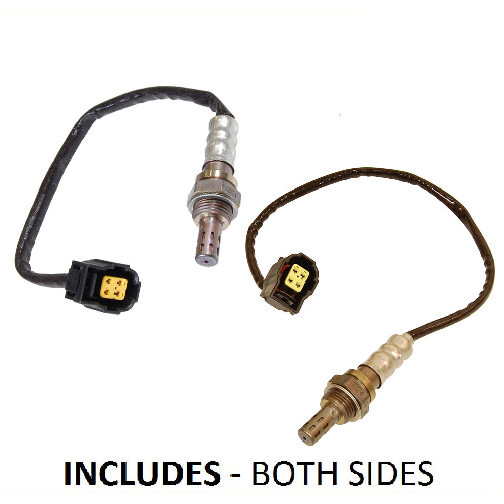 2x New PEC Pre-Cat Oxygen Sensor - FR & RR For Jeep Wrangler European Spec. 4.0L