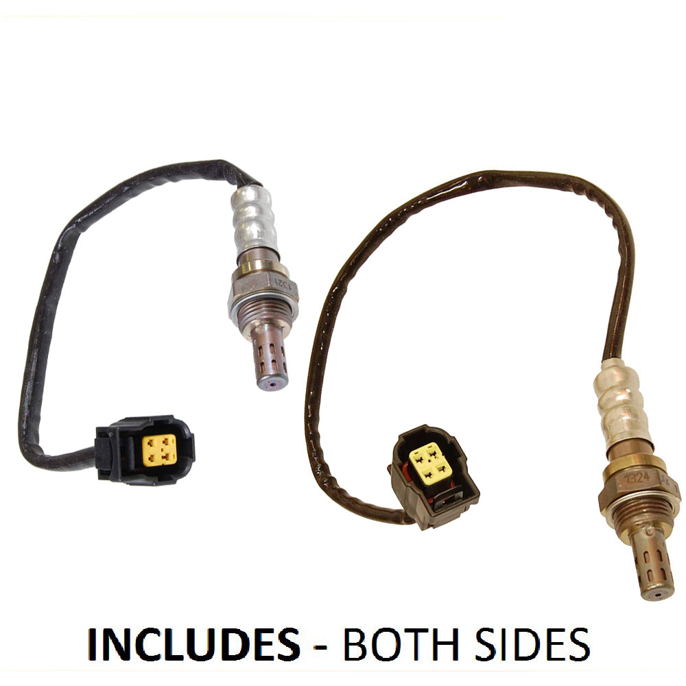 2x New * PEC * Pre-Cat Oxygen Sensor - Front & Rear For Jeep Wrangler 4.0L