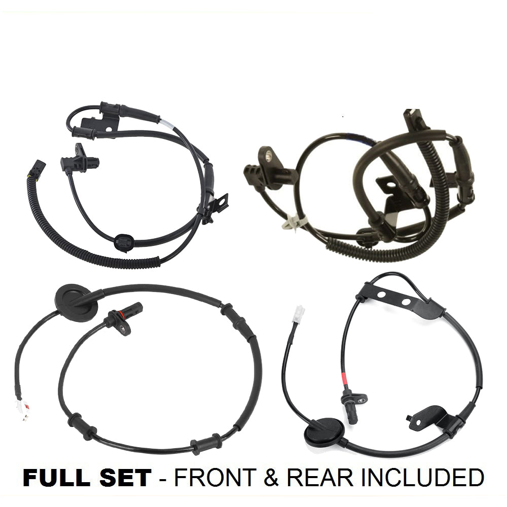 4x PEC Front & Rear Wheel Speed Sensors For Hyundai Elantra HD 2.0L G4GC - CVVT