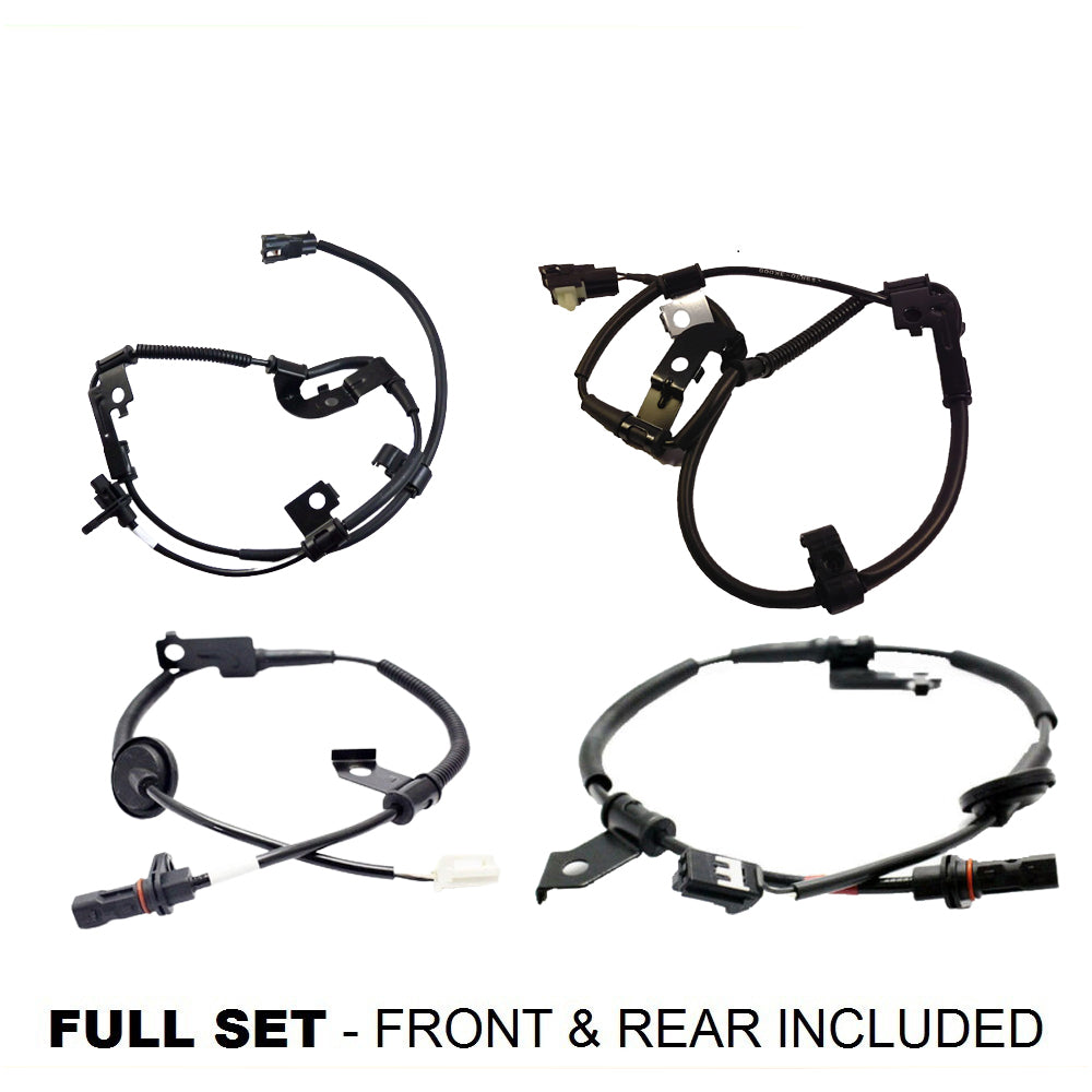 4x PEC Wheel Speed Sensors Fr & Rr For Hyundai Sonata NF 2.4L G4KE - CVVT