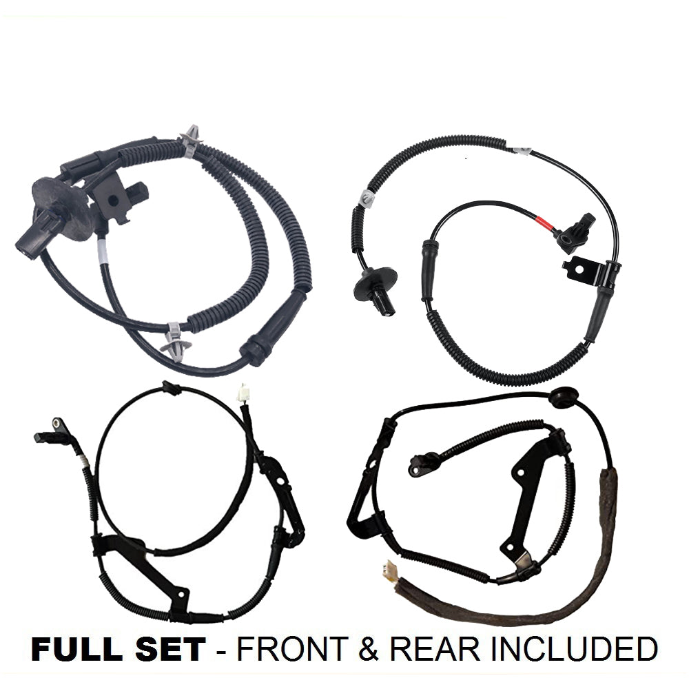 4x PEC Front & Rear Wheel Speed Sensors For Hyundai Santa Fe 2.2L Turbo D4EB