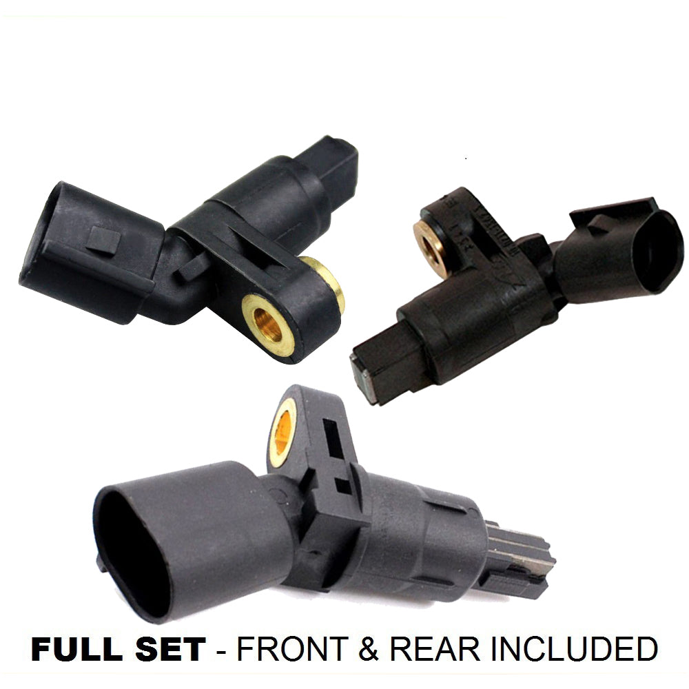 4x New * PEC * Front & Rear Wheel Speed Sensors For Volkswagen Golf V6 2.8L BDE