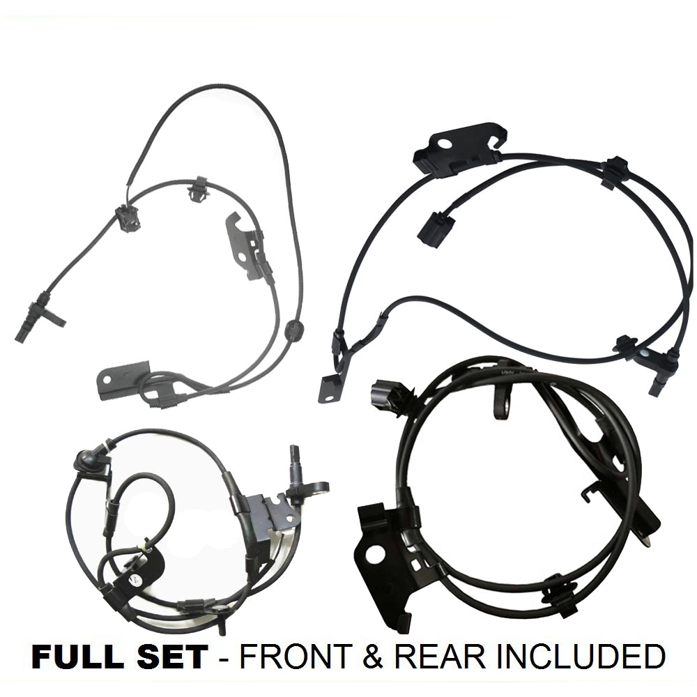 4x New * PEC * Front & Rear Wheel Speed Sensors For Toyota RAV4 GSA33 3.5L 2GR-FE
