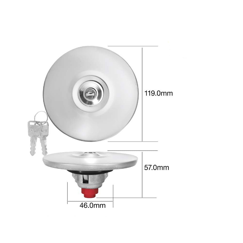 TRIDON Fuel Cap Locking For Ford Falcon - V8 XE 4.9L - 5.8L Cleveland V8 OHV