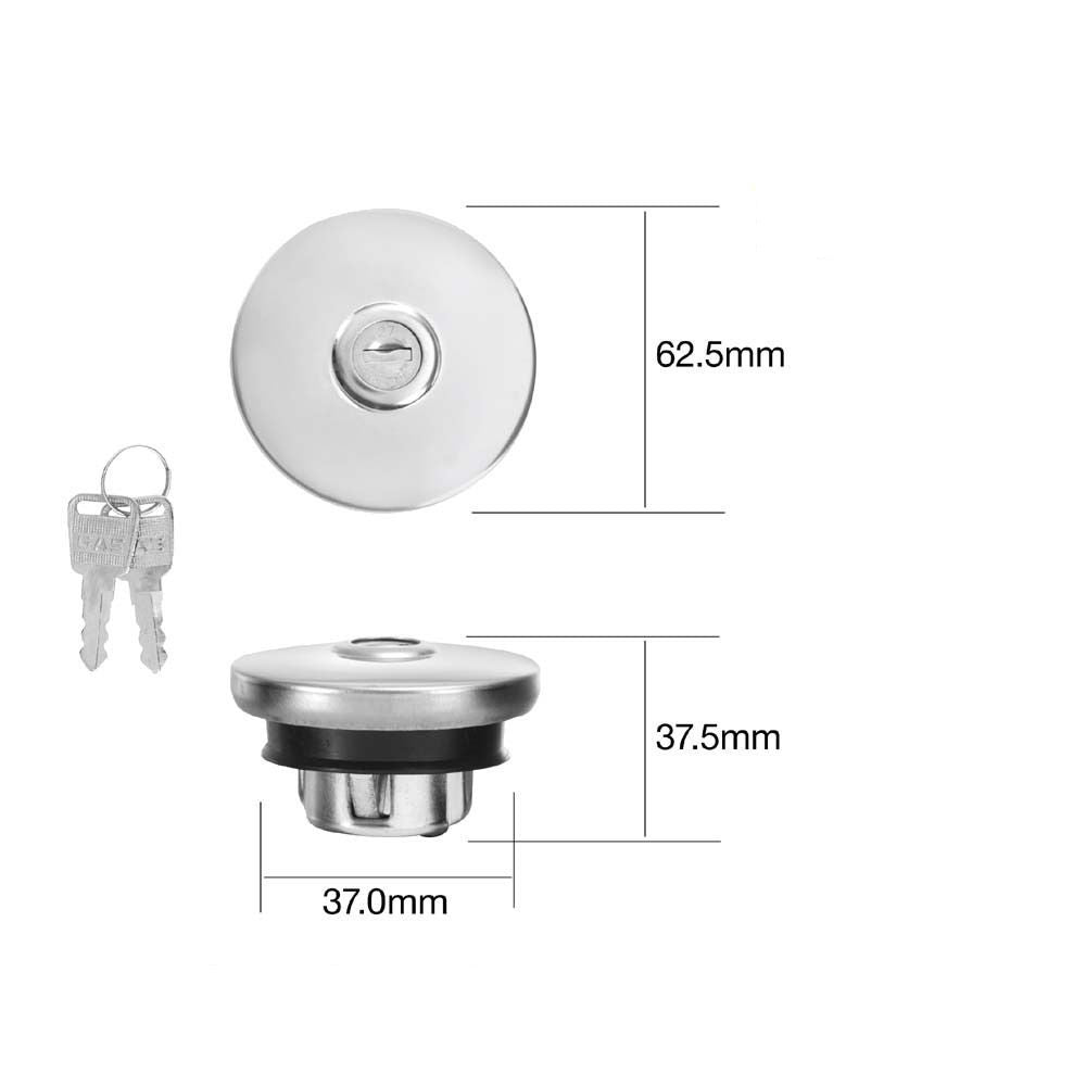 TRIDON Fuel Cap Locking For Chrysler Valiant VG - VJ 3.5L - 4.3L HEMI 6 Cyl OHV
