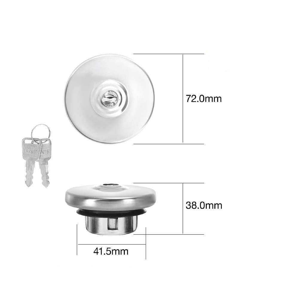 New * TRIDON * Fuel Cap Locking For Ford Cortina TC 1.6L 4 Cyl OHV