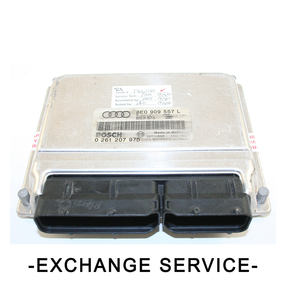 Re-manufactured OEM Engine Control Module ECM For Audi A4 2.0L ME7.5- change - Exchange