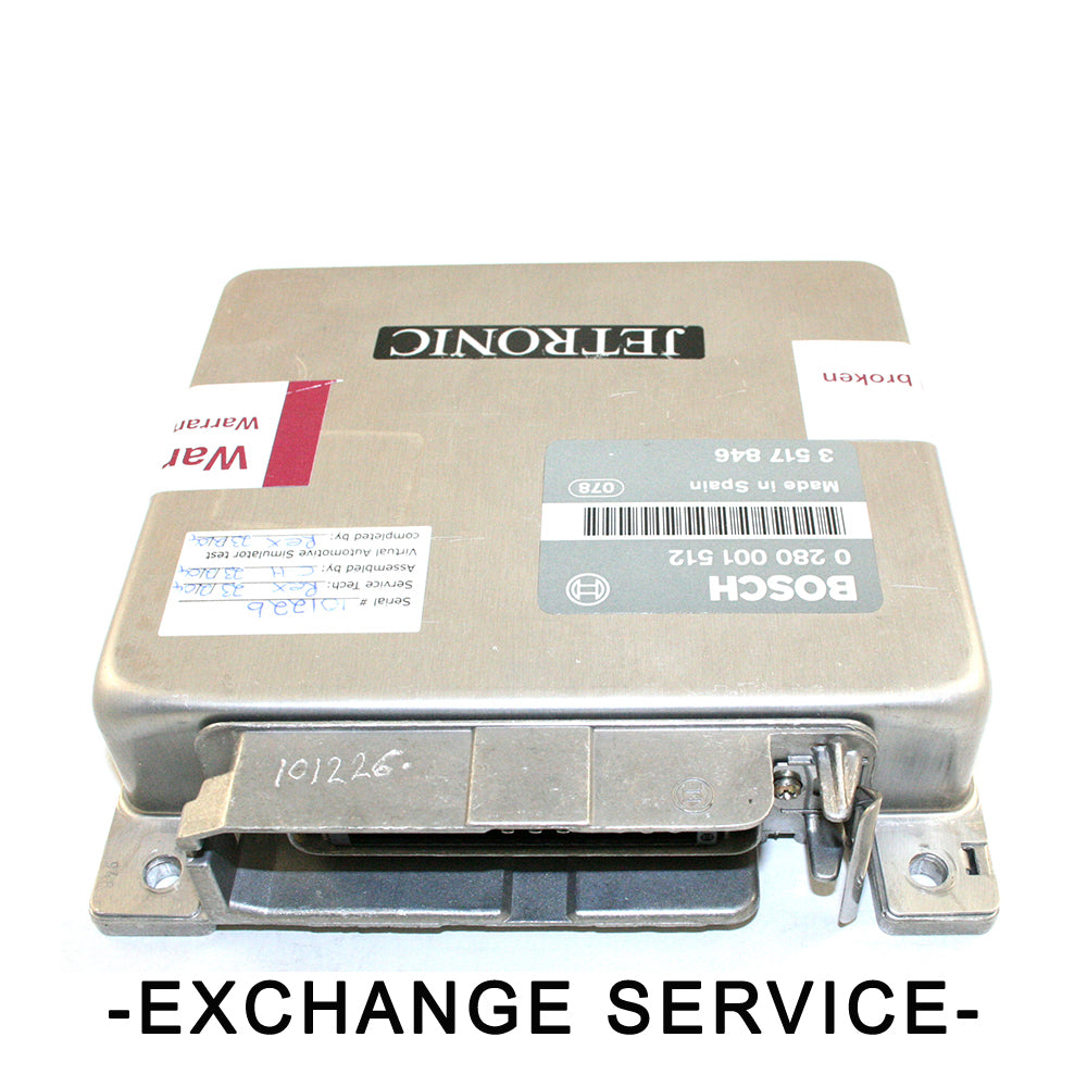 Re-manufactured OEM Engine Control Unit for VOLVO 760 88 B280F EURO OE# 0280001512 - Exchange