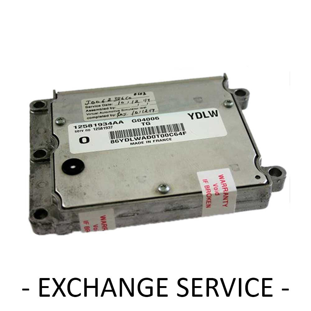 Re-manufactured OEM Electronic Control Module (ECU) For HOLDEN VECTRA ZC 2.2 Lt  - Exchange
