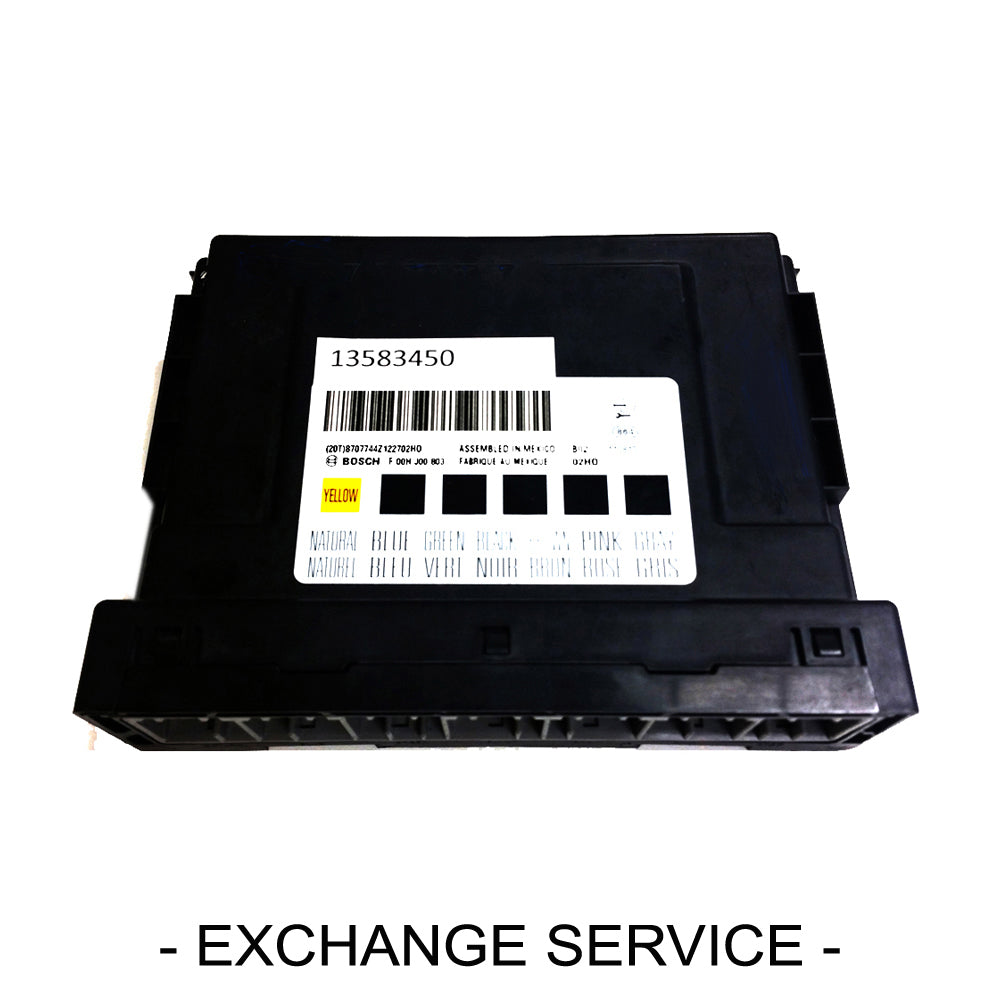 Re-manufactured OEM Body Control Module (BCM) For Holden Cruze JH 1.6L 2013-On - Exchange