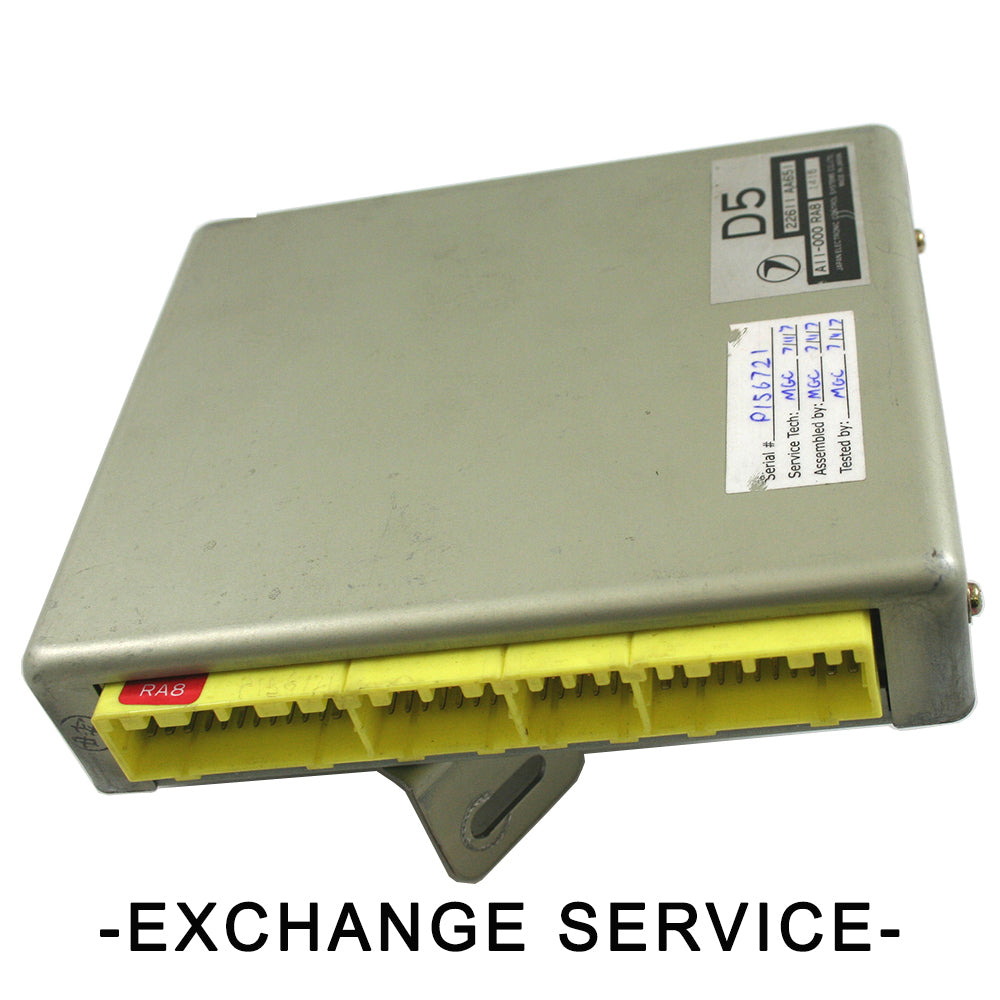 Re-manufactured OEM Engine Control Module ECM For SUBARU LIBERTY 1/91-8/91 2WD AUTO-. - Exchange