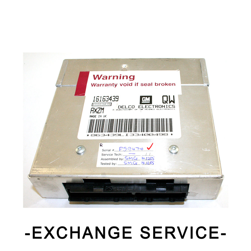 Re-manufactured OEM Engine Control Module For HOLDEN BARINA SB 1.4L MAN TBI AXZM. - Exchange