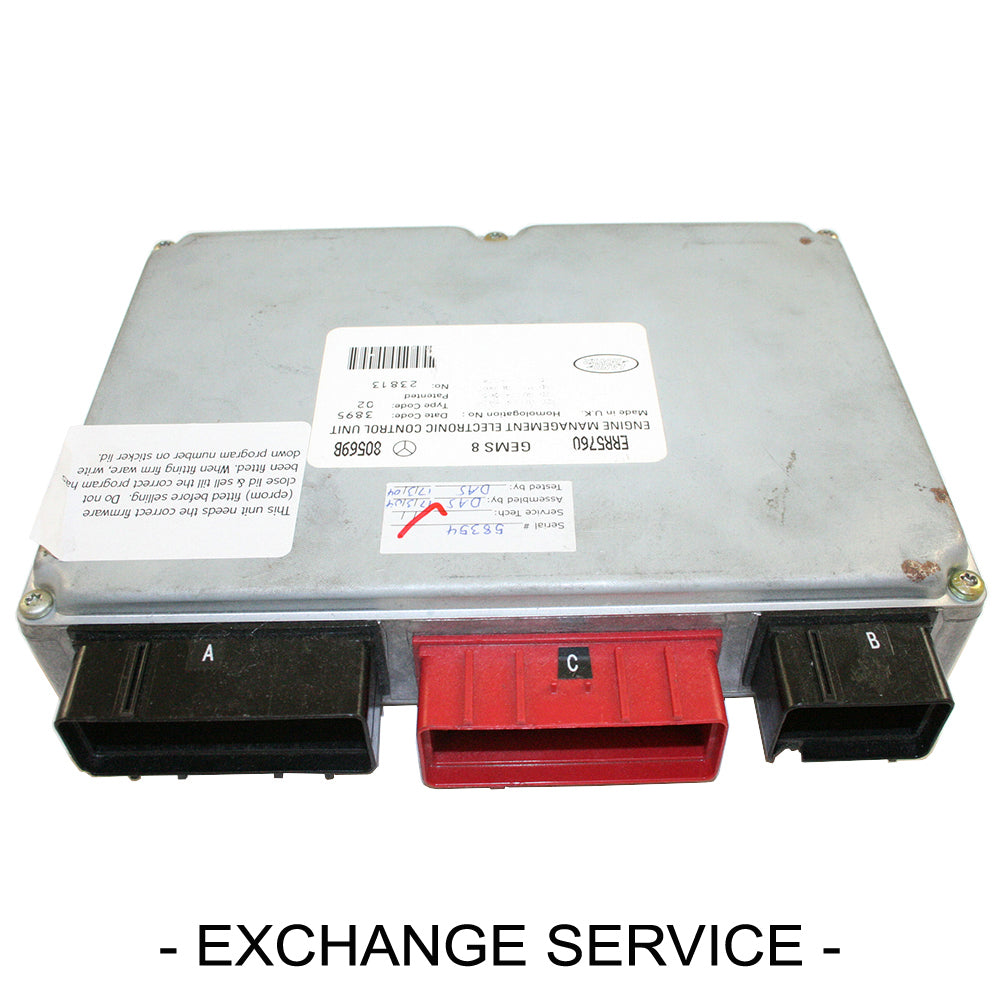 Re-manufactured OEM Engine Control Module ECM For LAND ROVER HSC. - Exchange