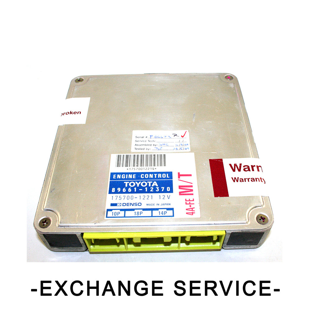 Re-manufactured OEM Engine Control Module For TOYOTA COROLLA 4AFE M/T OE# 8966112370 - Exchange