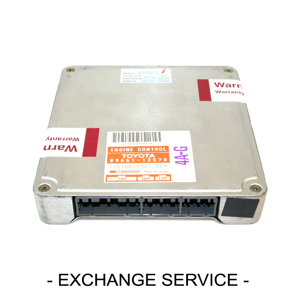Re-manufactured OEM Engine Control Module For Toyota Corrolla 4AG 100KW OE# 8966112570 - Exchange