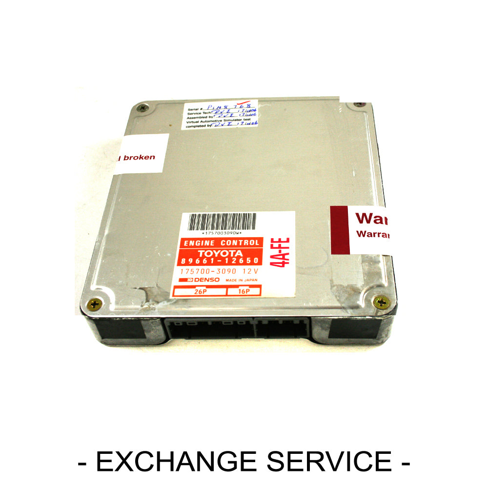 Re-manufactured OEM Engine Control Module For TOYOTA COROLLA/NOVA 4A-FE OE# 8966112650 - Exchange