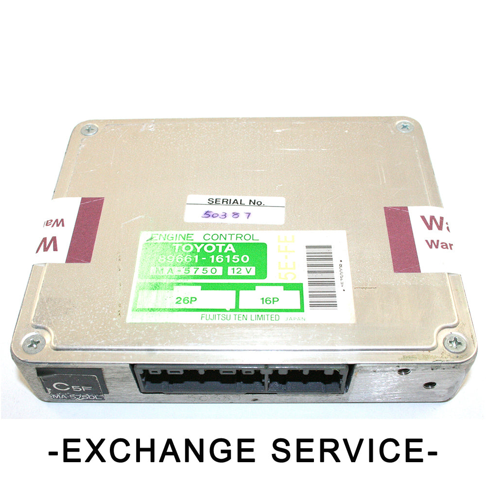 Reconditioned OEM Engine Control Module ECM For TOYOTA PASEO 4/91 ON- change - Exchange
