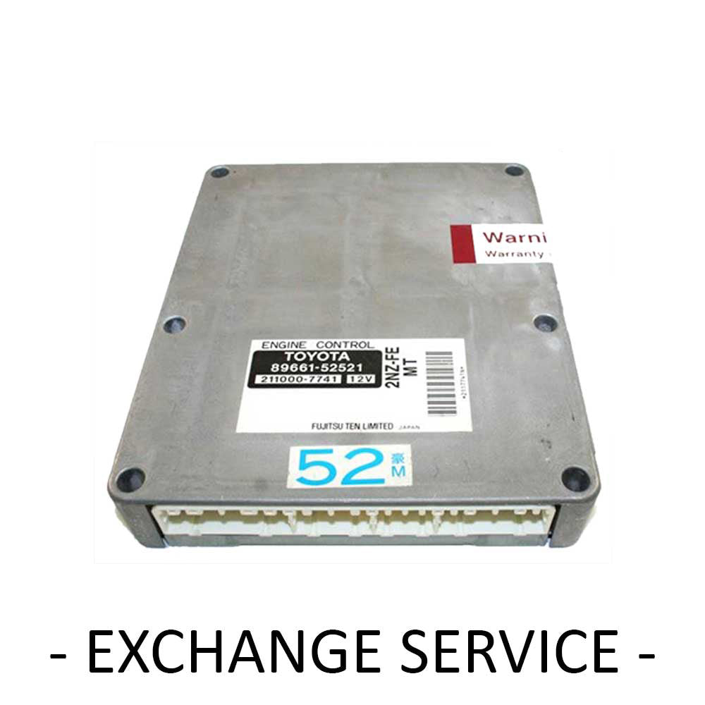 Re-manufactured OEM Engine Control Module ECM For TOYOTA ECHO NCP10R OE# 8966152521 - Exchange