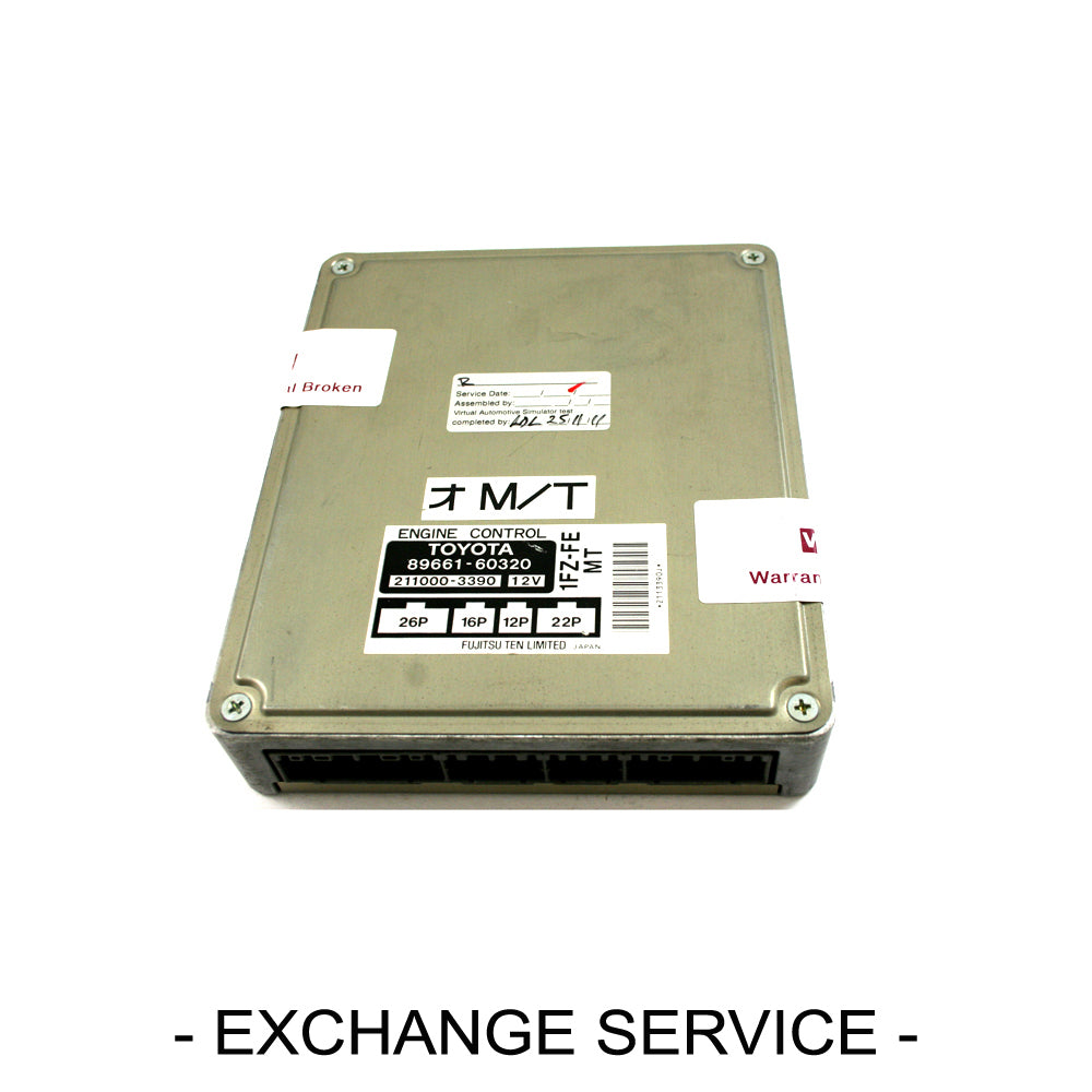 Re-manufactured OEM Engine Control Module For TOYOTA Landcruiser 1FZ MAN 96 FJ80-. - Exchange