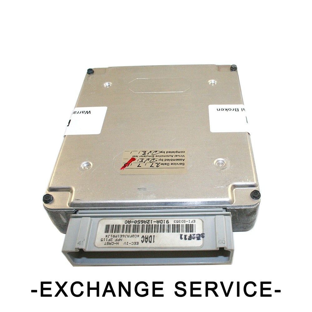 Reman. OEM Engine Control Module For Ford 4.0 MPEFI MANUAL SEDAN. OE# 91DALC-Exch