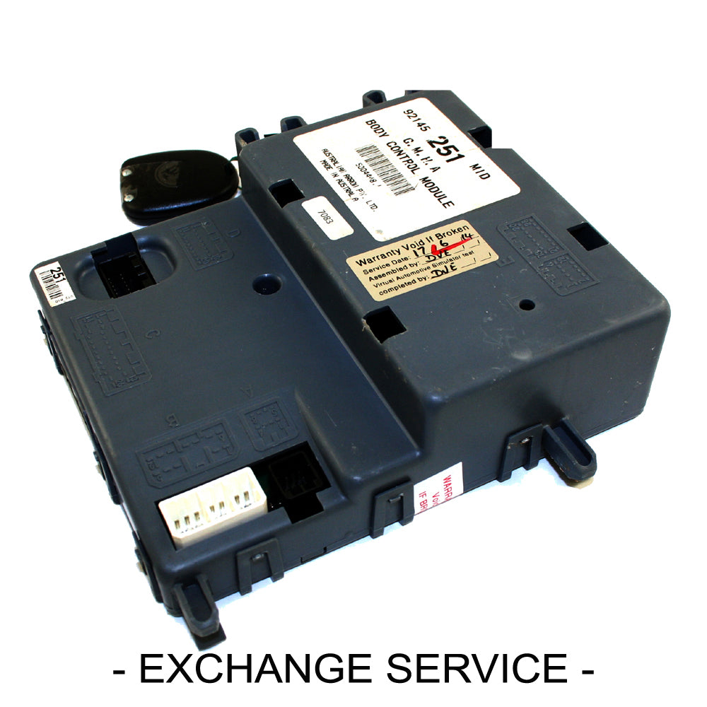 Re-manufactured OEM Body Control Module BCM & KEY For HOLDEN COMMODORE VT2 MID-. - Exchange