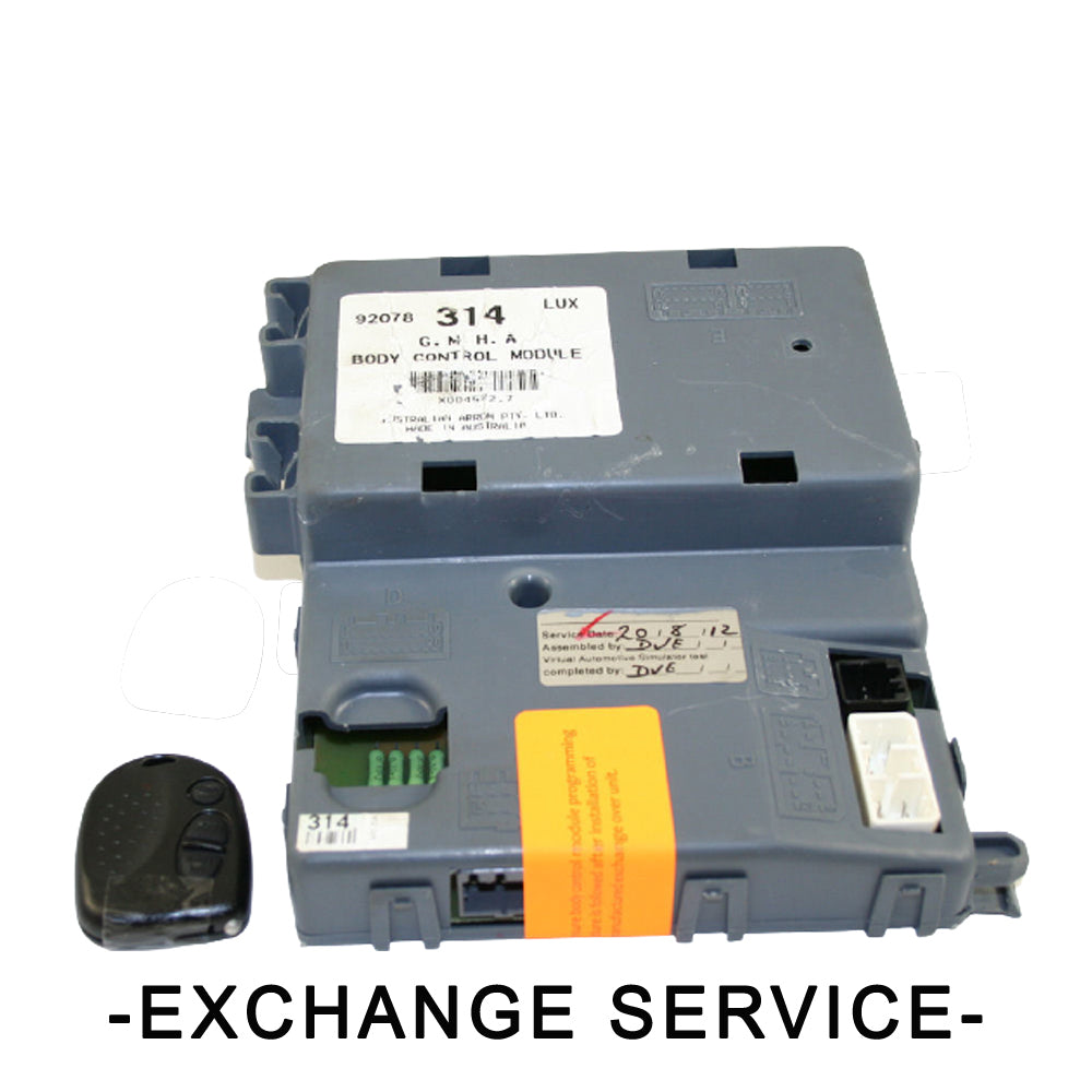 Re-manufactured OEM Body Control Module BCM & Key For Holden BERLINA OE# 92147231 - Exchange