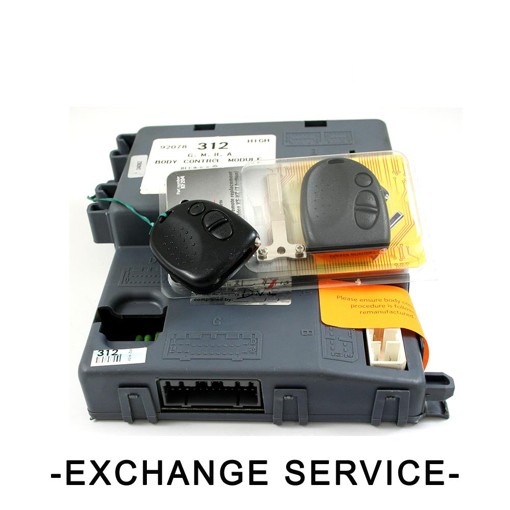Re-manufactured OEM Body Control Module BCM & KEY For HOLDEN CALAIS HI VT2 OE# 92147232 - Exchange