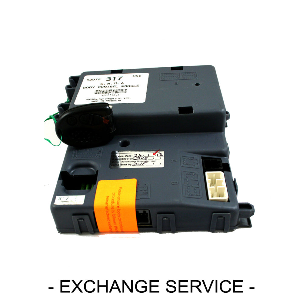 Re-manufactured OEM Body Control Module BCM & KEY For HOLDEN CALAIS & HSV HI . OE# 92147234 - Exchange