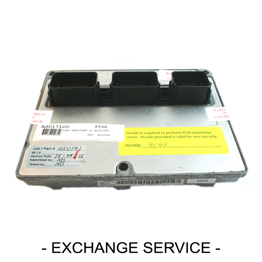 Reman. OEM Engine Control Module ECM For Ford TERRITORY SY OE# ASU171- Exchange