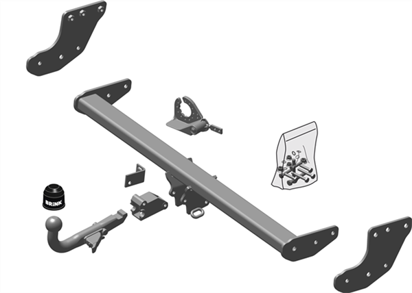 Brink Towbar for Volvo Xc90 (10/2002 - 12/2014)