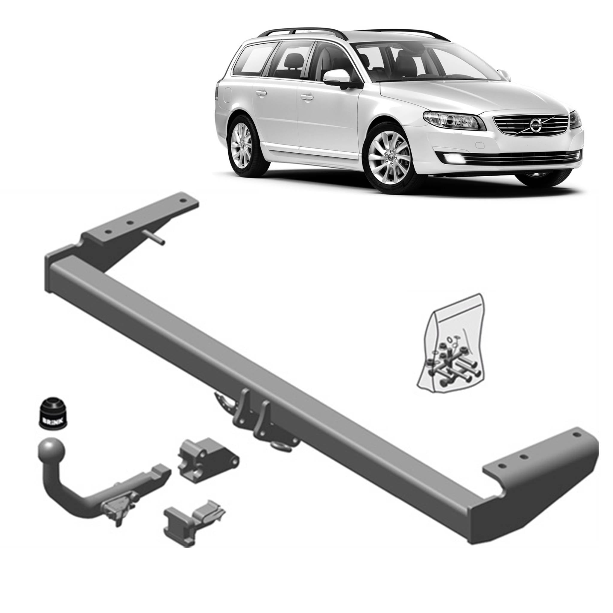Brink Towbar for Volvo V70 (03/1999 - 12/2015)
