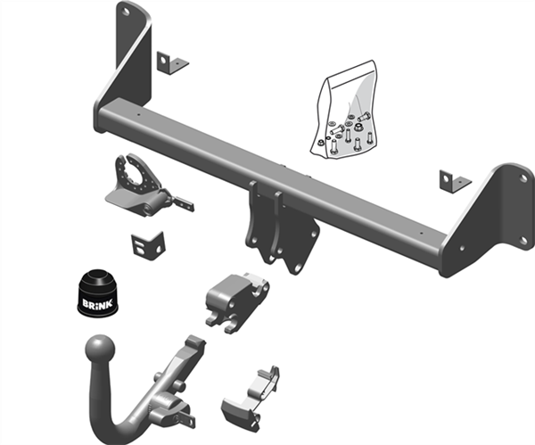 Brink Towbar for BMW 1 (10/2011 - on), BMW 1 (11/2010 - on)