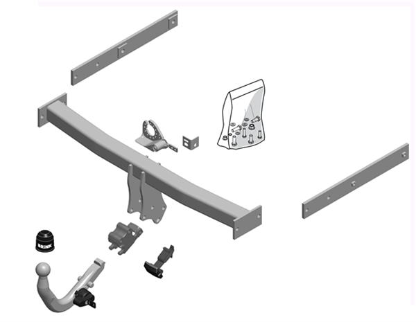 Brink Towbar for Audi A6 (05/2011 - on), Audi A6 Allroad (01/2012 - on), Audi A7 (01/2011 - on), Audi A6 (11/2010 - on)