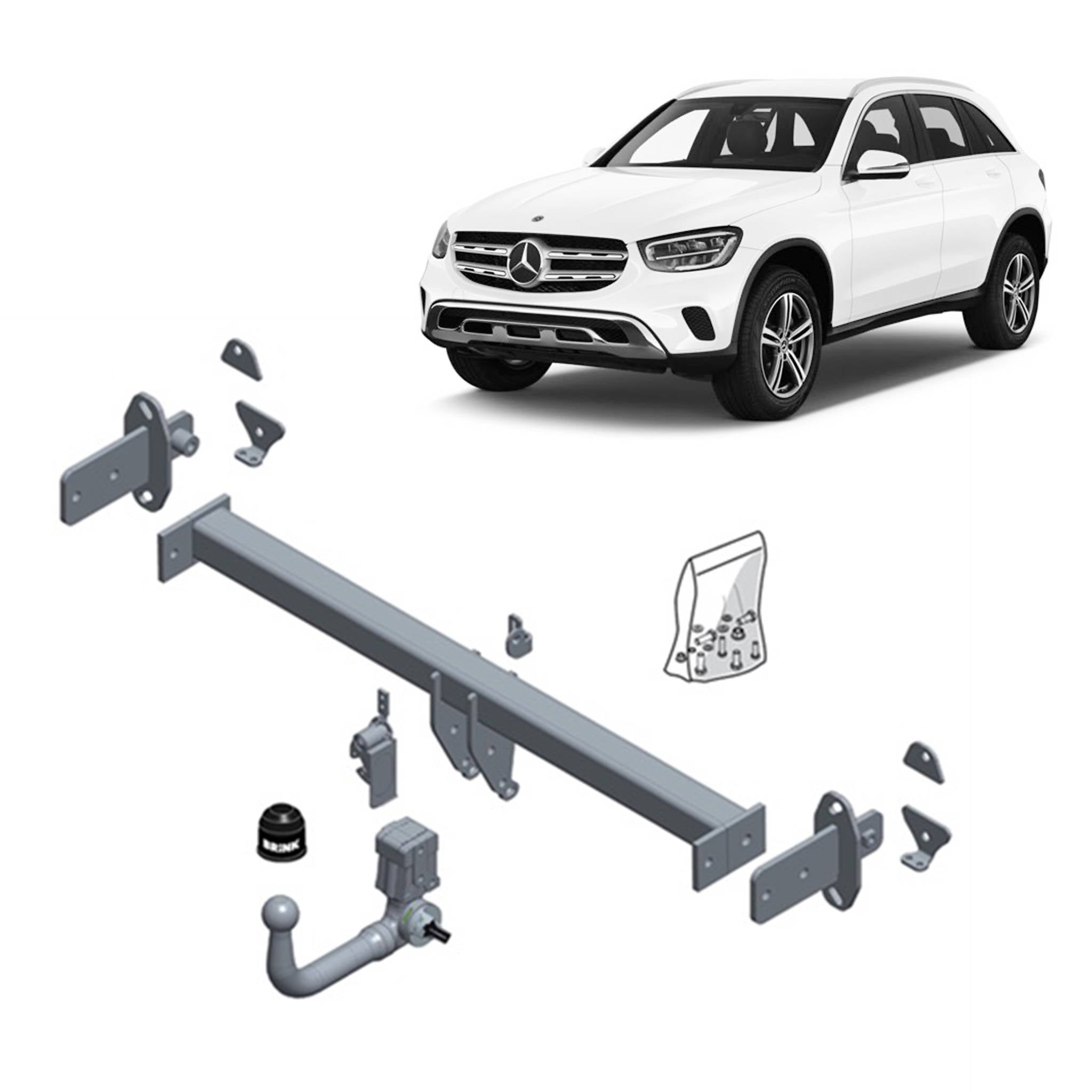Brink Towbar for MERCEDES-BENZ GLC-CLASS (06/2015 - 07/2023), GLC (04/2016 - 07/2023)