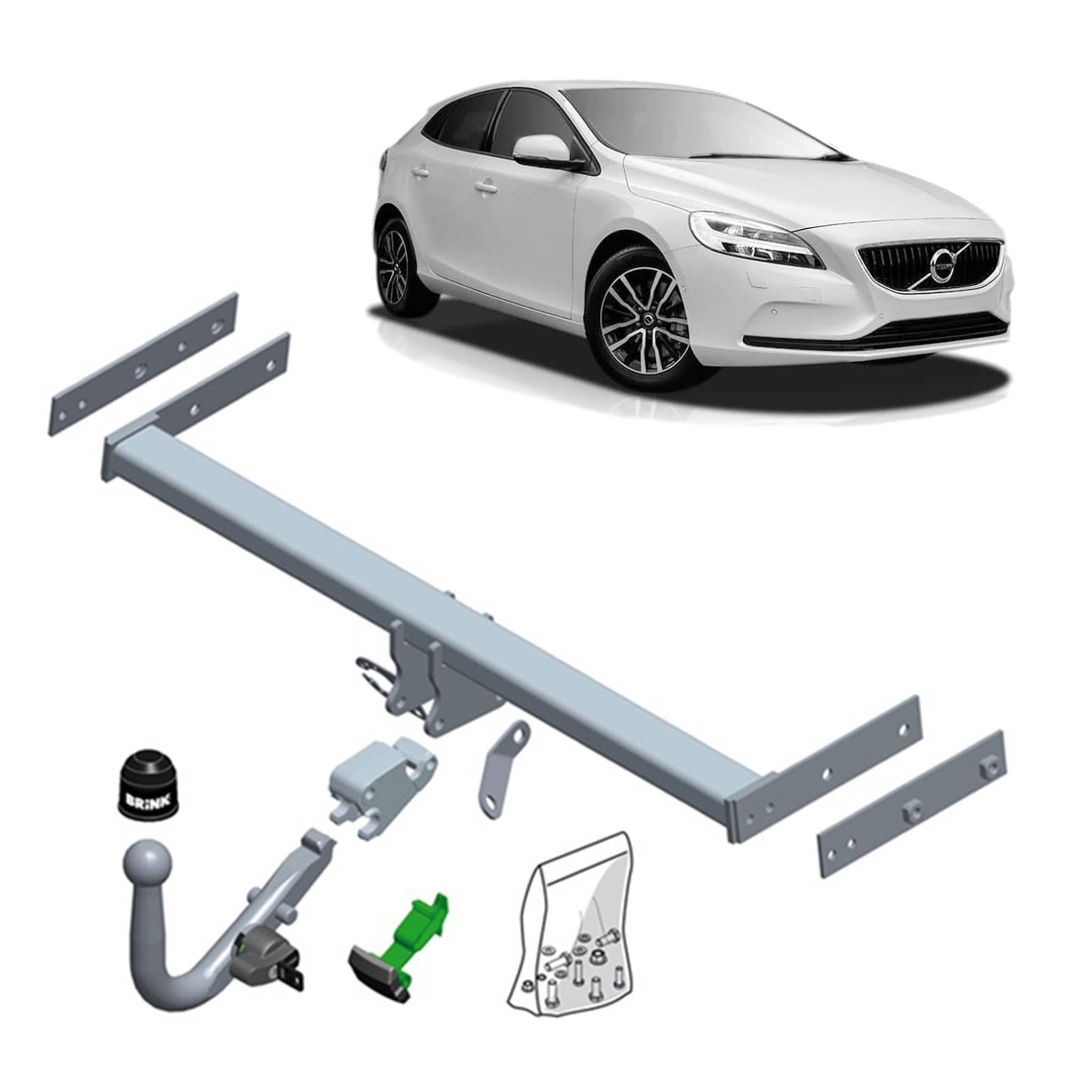 Brink Towbar for Volvo V40 (03/2012 - 08/2019)