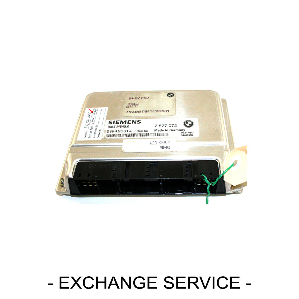 Re-manufactured OEM Engine Control Module ECM For BMW 6 CYL SIEMENS MS45- change - Exchange