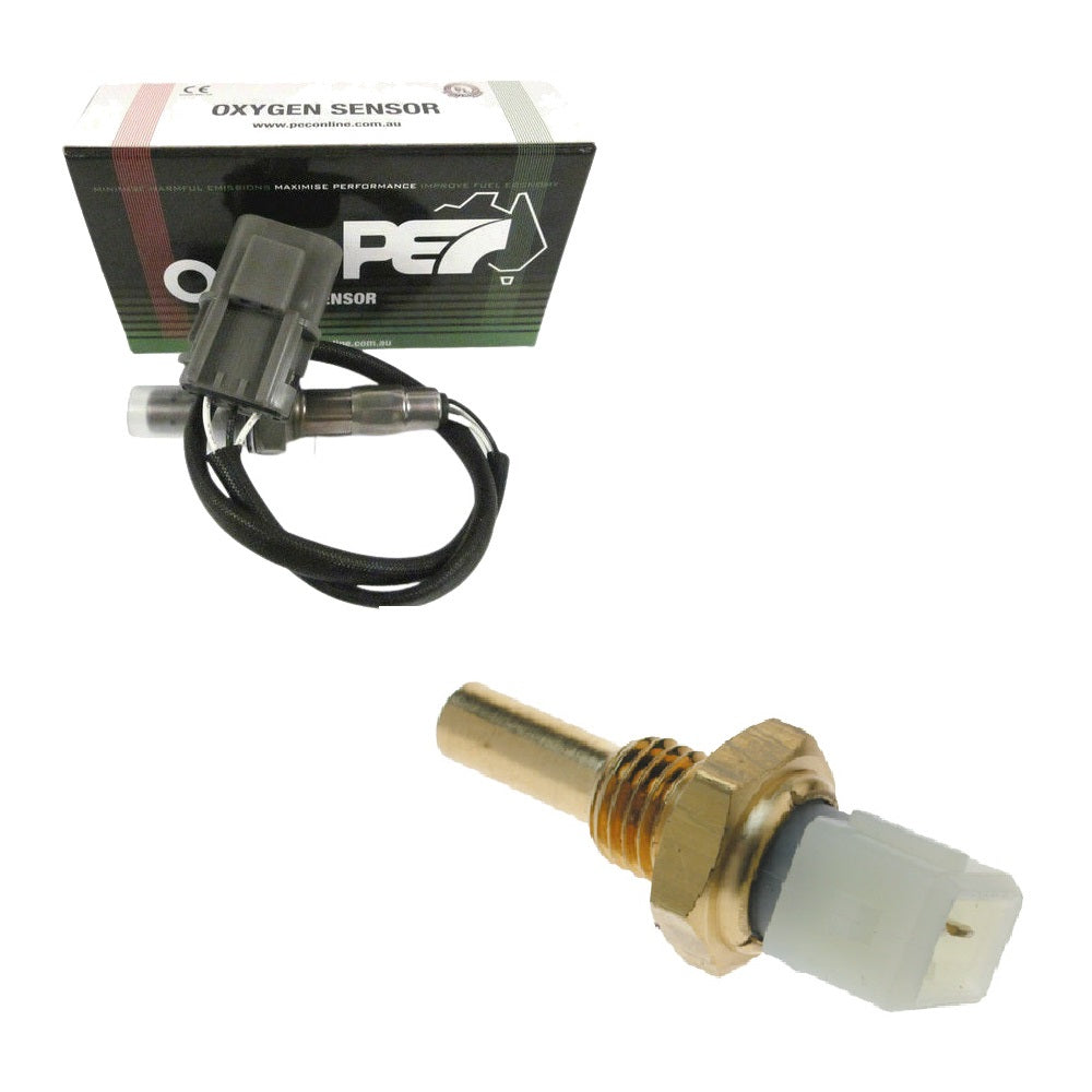 New PEC Oxygen Sensor + FAE Coolant Temp Sensor For Nissan Pulsar N14 2.0L