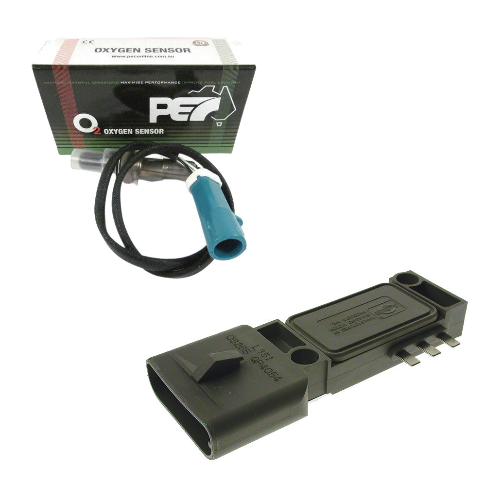 PEC Oxygen Sensor + STANDARD USA Ignition Module For Ford Falcon XG XH Ute/Van