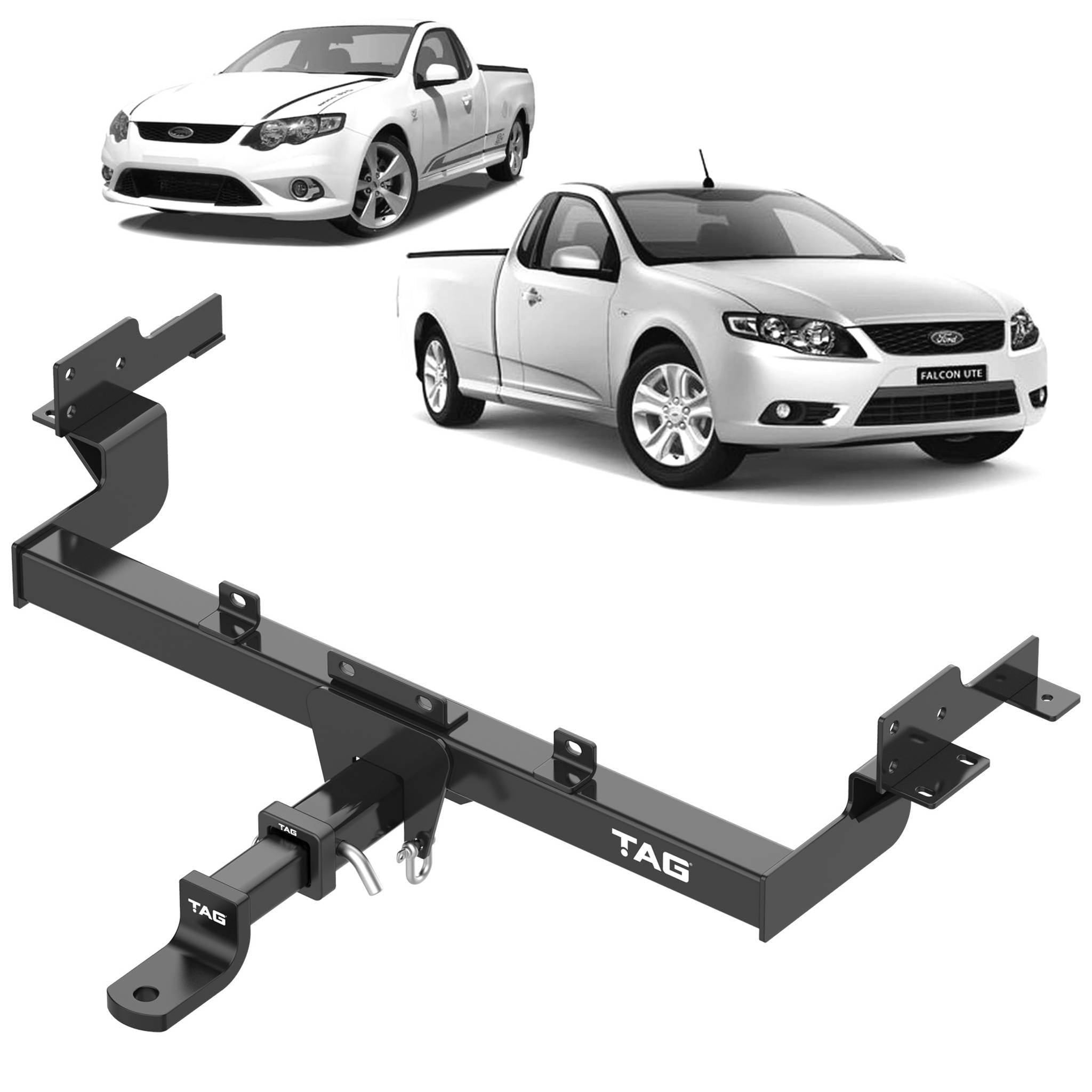 TAG Heavy Duty Towbar for FPV Falcon (03/2003 - 12/2014), Pursuit (03/2003 - 2016), F6 (05/2005 - 2016), GS (09/2009 - 2016), Super Pursuit (04/2005 -