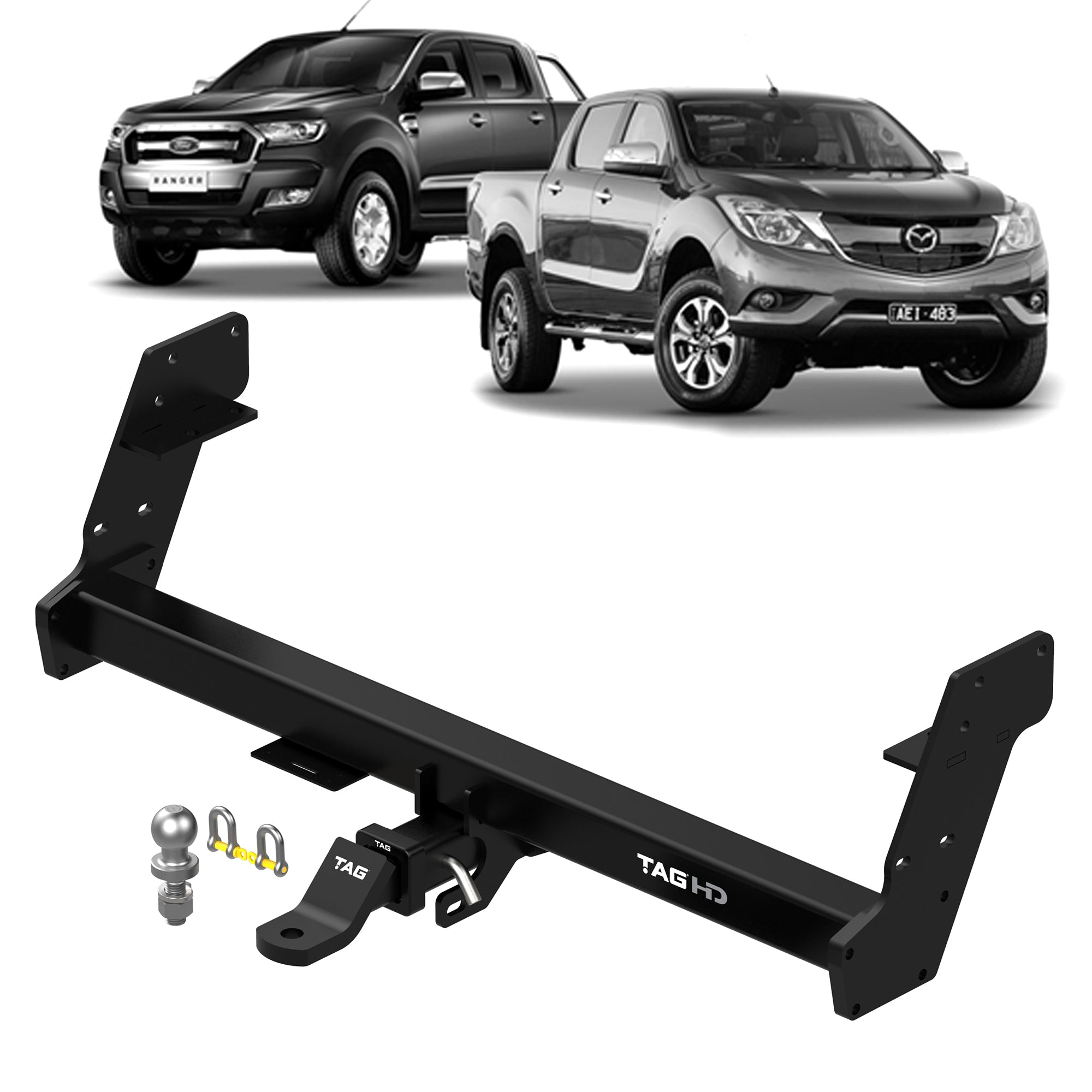 TAG Heavy Duty Towbar for Ford Ranger (09/2011 - 05/2022), Mazda BT-50 (09/2011 - 10/2020)