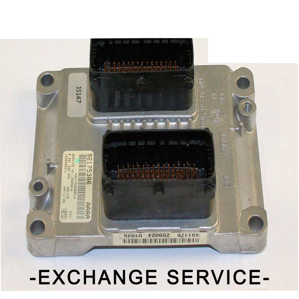 Re-manufactured OEM Electronic Control Module ECU For HOLDEN COMMODORE VZ 3.6 Lt RWD SEDAN AUTO 175KW FROM VIN 861142 - Exchange