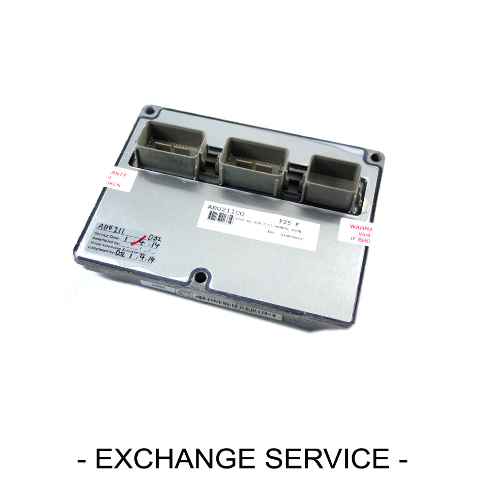 Re-manufactured OEM Engine Control Module ECM For Ford BA 6 CYL MANUAL OE# ABU211 - Exchange