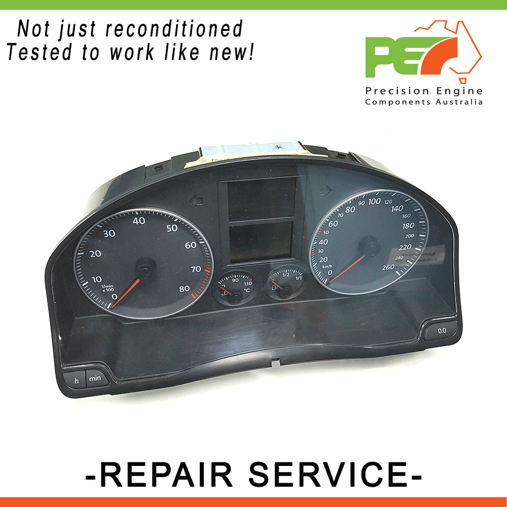 Dash Cluster / Display Repair Service For Volkswagen Golf Type 5 1.6L