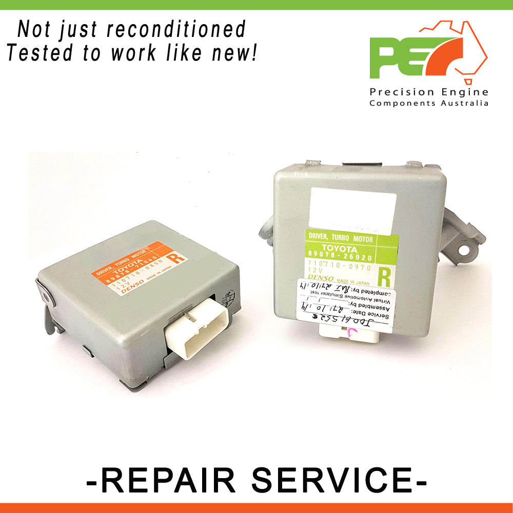 Turbo Motor Driver Repair Service By PEC For Toyota Hiace KDH225R 2.5L