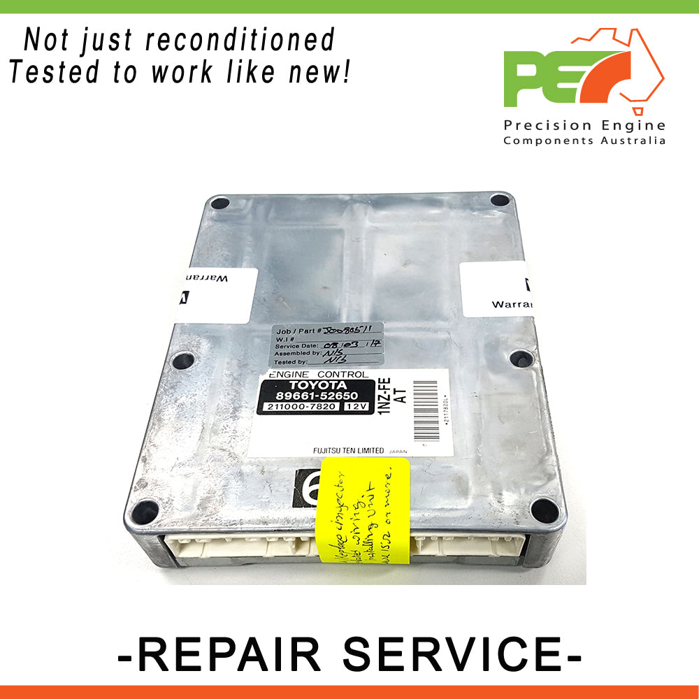 Electronic Control Module (ECM) Repair Service For Toyota Echo NCP12R 1.5L