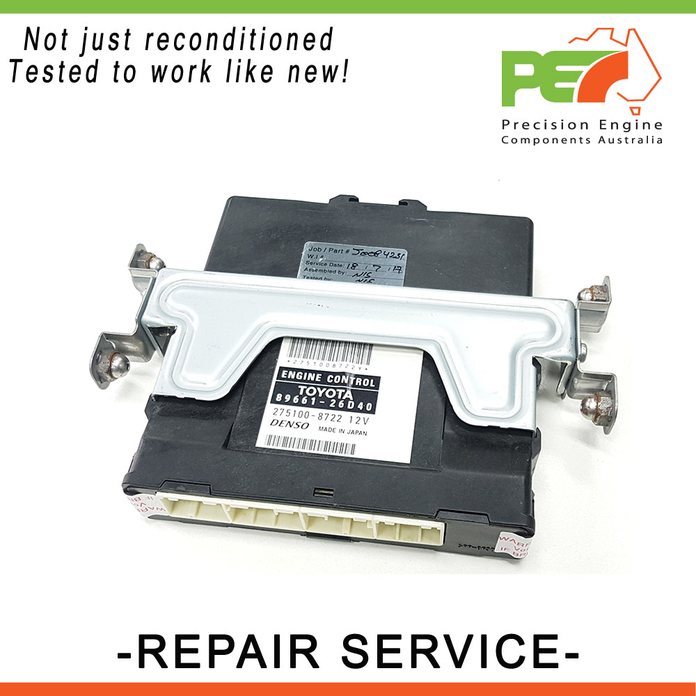 Electronic Control Module ECM Repair Service For Toyota Hiace TRH221 2.7L 2trfe