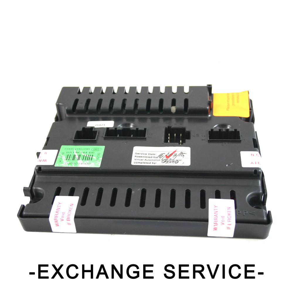 Reman. OEM Body Control Module BCM With Alarm Black For FORD BA-BF LOW SERIES-Exch